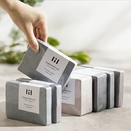 リル 圧縮タオル フェイスタオル4P LIL1300