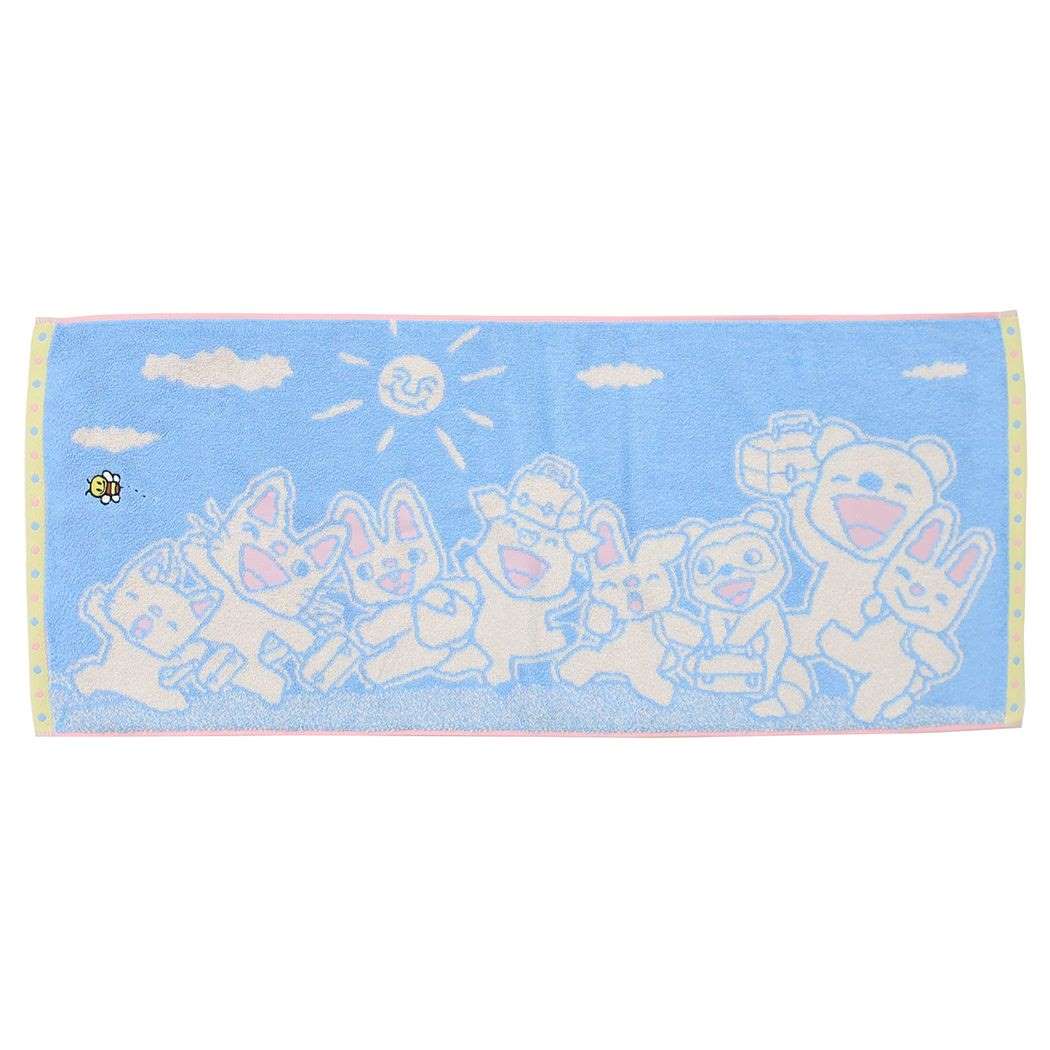 ジャガードロングタオル フェイスタオル ノンタン ラララ 林タオル 新生活雑貨