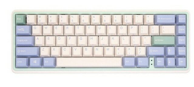 Varmilo 〔展示品〕 67 Minilo Eucalyptus ANSI Hot-Swap Mechanical Keyboard Kailh Prestige Clicky軸 vm-vxh67-a046-kh-pr-clicky