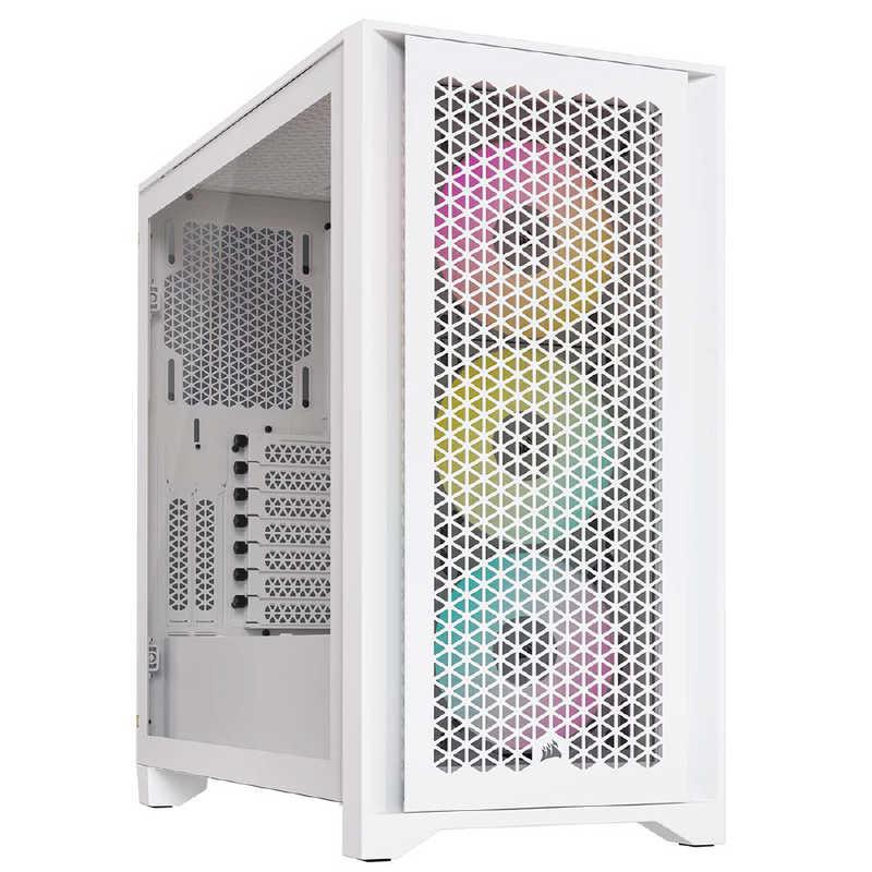 CORSAIR iCUE 4000D RGB Airflow Mid-Tower True White CC-9011241-WW 千葉