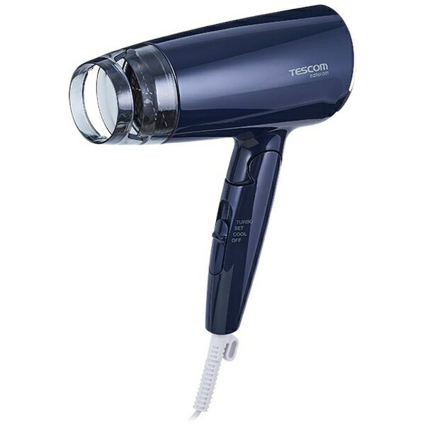 テスコム ヘアドライヤー マイナスイオン スリットフード ネイビー(1台)