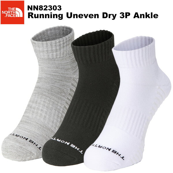 THE NORTH FACE ザ・ノース・フェイス ランニング アンイーブン ドライ 3P アンクル M グレーモク GM NN82303