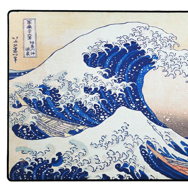 THEMOUSEPADCOMPANY ゲーミングマウスパッド 914x432x3mm DuraGlyde Artist Series Large The Great Wave off Kanagawa by Hokusai tm-mp-the-great-wave-off-kanagawa-l MPTHEGKANAGAWAL