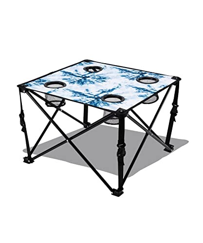 K271-224-R KiU キウ アウトドアフォールディングテーブル グランジタイダイ