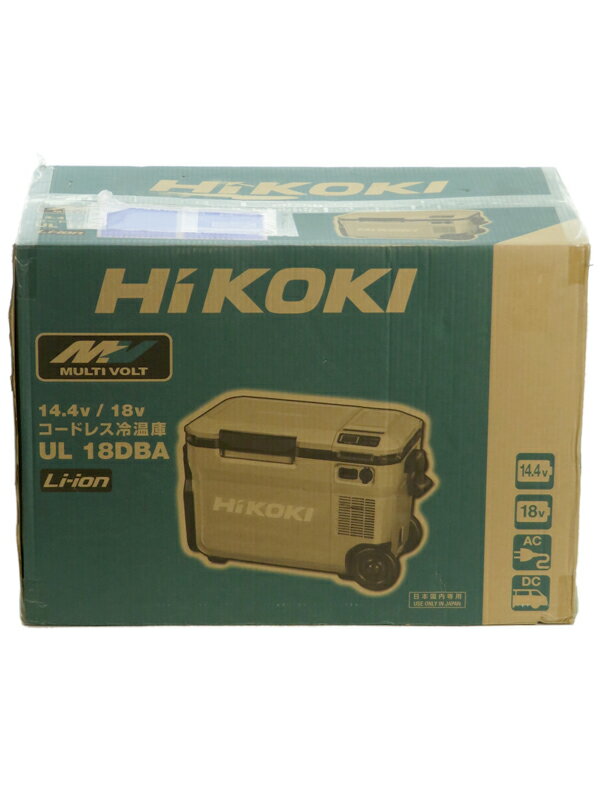 楽天市場】工機ホールディングス HiKOKI コードレス冷温庫 UL18DBA