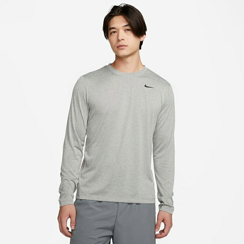 DX0994-063-2XL ナイキ ロングスリーブ フィットネストップ タンブルドグレー/フラットシルバー/ヘザー/ブラック・サイズ：2XL NIKE メンズ Dri-FIT レジェンド