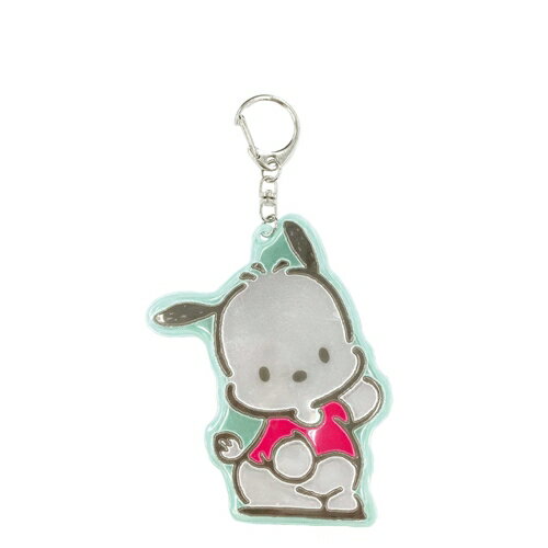 ピカピカキーホルダー キーリング ポチャッコ サンリオ ユニック ライト付き 光る 名札