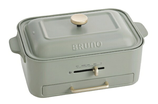 楽天市場】BRUNO BRUNO コンパクトグリルホットプレート BOE109-GR