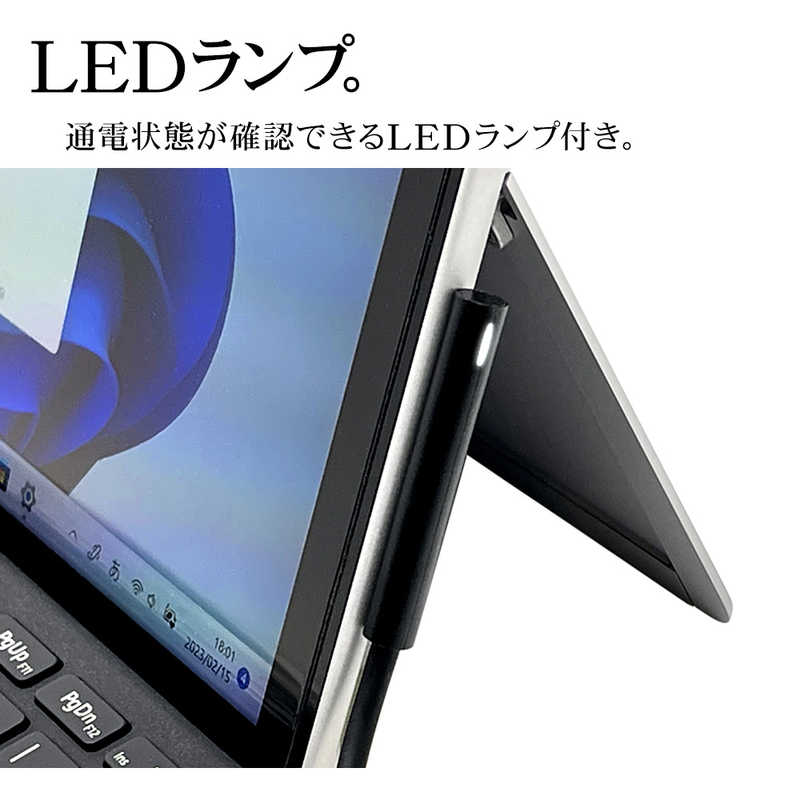 ラスタバナナ｜RastaBanana USB-C ⇔ Surfaceケーブル 充電 /1.5m /USB Power Delivery /45W Surface Go3 /Go2対応 ブラック R15CACS3A01BK