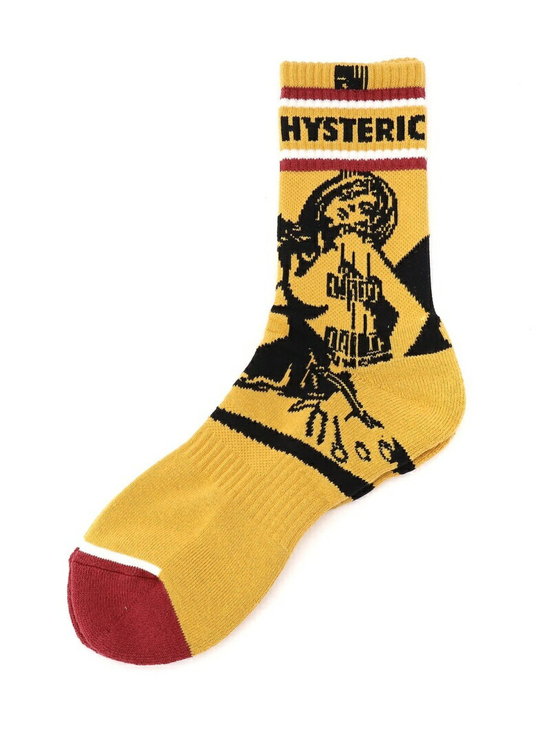 HYSTERIC GLAMOUR/(M)GUITAR GIRL スケーターソックス