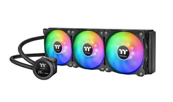 THERMALTAKE｜サーマルテイク 水冷CPUクーラー 120mmファンx3 LGA2066/2011-3/2011/1700/1200/1156/1155/1151/1150・AM5/AM4/AM3+/AM3/AM2+/AM2/FM2/FM1 Floe Ultra 360 RGB CL-W350-PL12SW-A