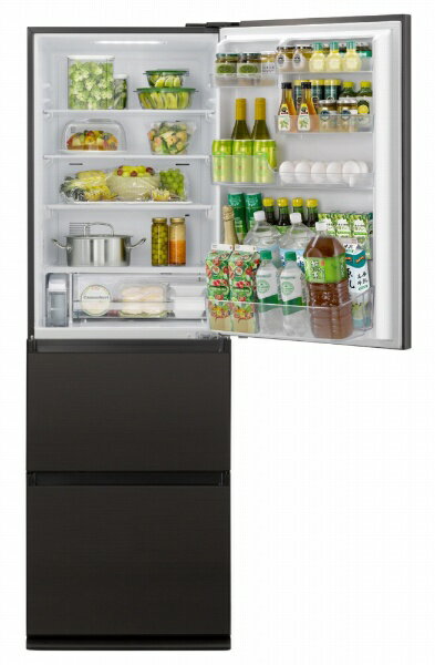 Panasonic 365L 3ドア冷蔵庫 NR-C374GC-T