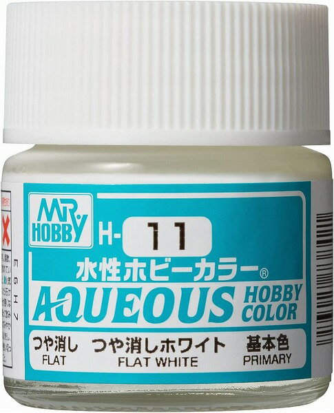 GSIクレオス 水性ホビーカラー H-11 つや消しホワイト H11ツヤケシホワイトN