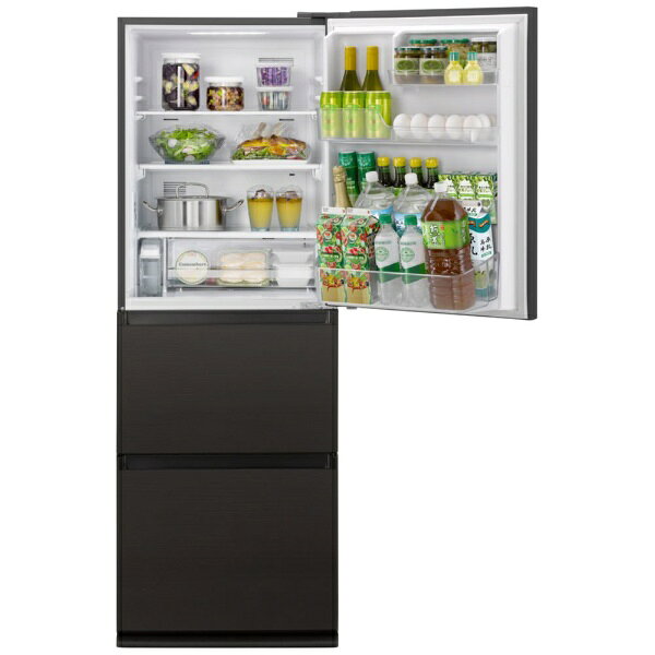 Panasonic 335L 3ドア冷蔵庫 NR-C344GC-T