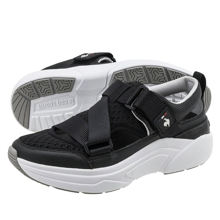 ルコックスポルティフ LE COQ SPORTIF LCS ブローニュ SD レディース サイズ：23.0cm カラー：ブラック #QL3VJC30BK 2023SS