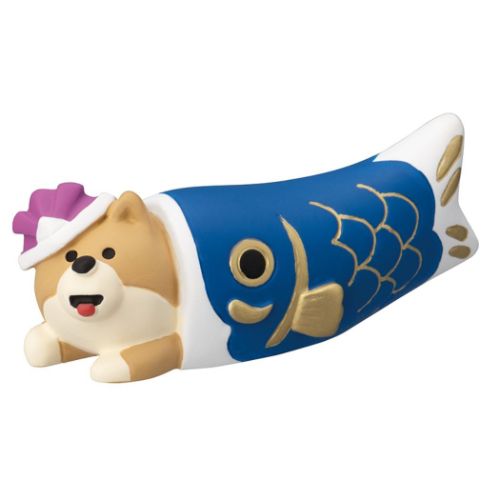 鯉からひょっこりわんこ マスコット タンタン 端午のお祝い会 concombre デコレ インテリア 五月飾り かわいい