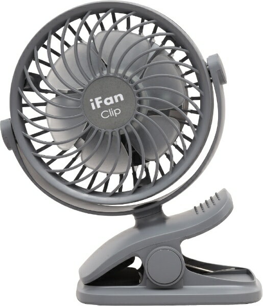 ELAiCE｜エレス パワフルクリップファン グレー IF-CL23GY