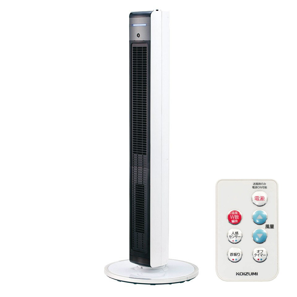 Amazon | コイズミ 電気ファンヒーター ホット&クール スリム