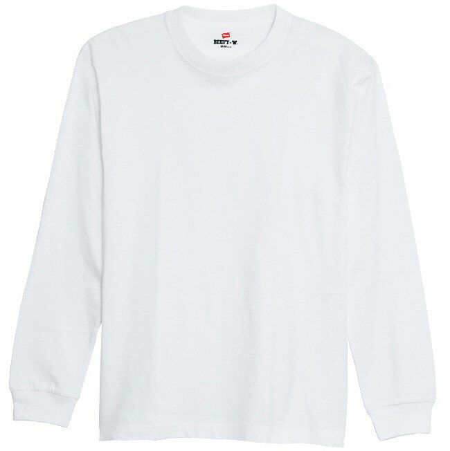 ヘインズ HANES BEEFY-T ロングスリーブTシャツ サイズ：3XL カラー：ホワイト #H5186L-010 2023SS
