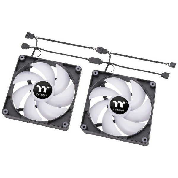 Thermaltake CLF149PL12SWA ケースファンx2 120mm /2000RPM CT120 ARGB Sync PC Cooling Fan 2 Pack ブラック CL-F149-PL12SW-A