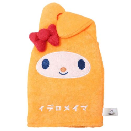 マイメロディ バス用品 MMウォッシュミトン サンリオ ヒューネット お風呂 バススポンジ ボディスポンジ