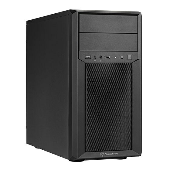 SILVERSTONE silverstone FARA シリーズ 大量の ストレージ ドライブ 容量を備えたコンパクトな Micro-ATX ケース SST-FA313-B-C 日本正規流通品