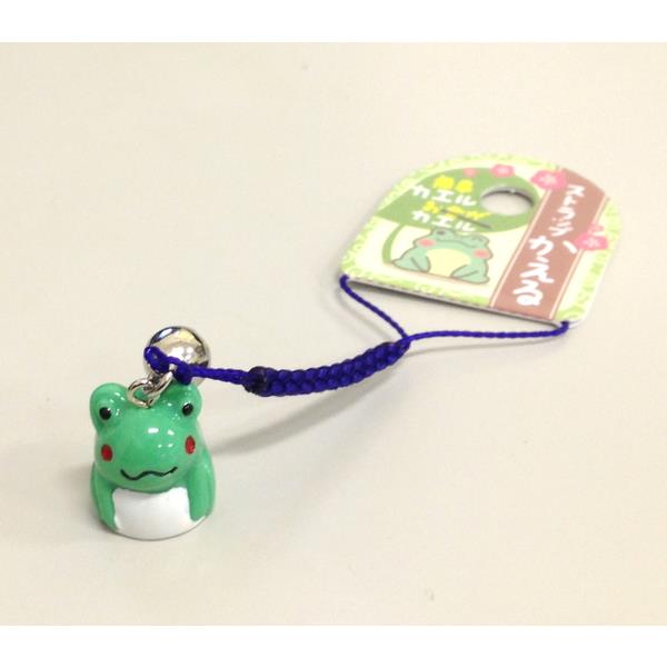 ストラップ かえる 鈴付 100均一 100均
