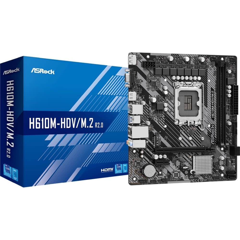 ASRock マザーボード H610M-HDV/M.2 R2.0