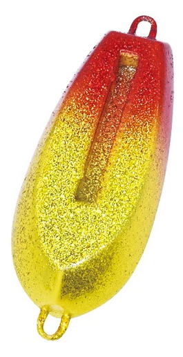 ルミカ｜LUMICA 船用オモリ 光略カスタムシンカー 厚盛りラメ 40号 アカキンマンゴー A20348