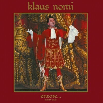 Klaus Nomi / Encore Nomi's Best アナログレコード
