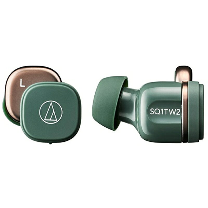 audio-technica ワイヤレスイヤホン ATH-SQ1TW2 GR