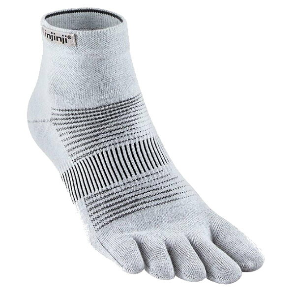 injinji インジンジ ラン ライトウェイト ミニクルー M グレー GRR 281130