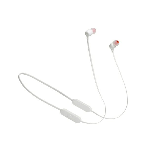 JBL ワイヤレスイヤホン TUNE 125BT WHITE