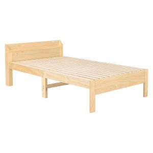 楽天市場】萩原 ベッド セミダブル 約幅120.5cm プレーンナチュラル
