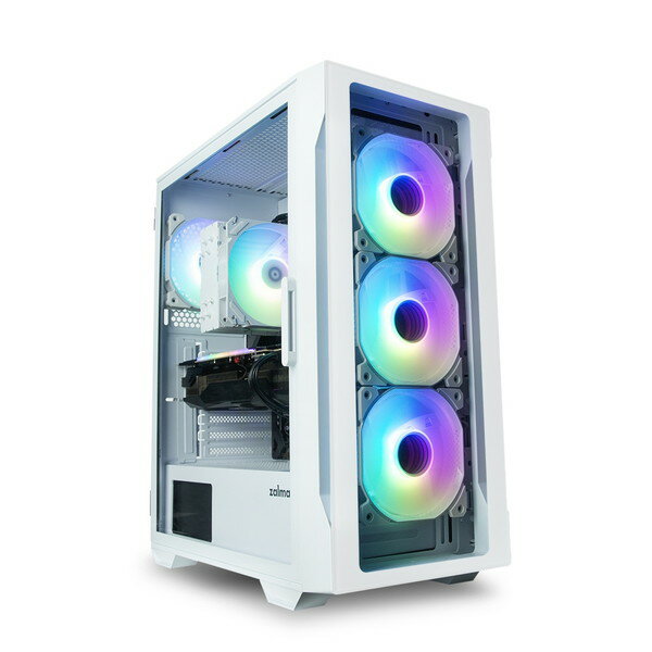 ZALMAN｜ザルマン PCケース ATX /Micro /Mini-ITX i3 NEO TG White ホワイト