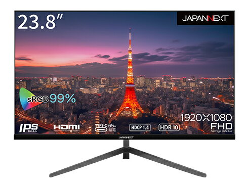 JAPANNEXT 液晶モニター JN-IPS2380FHD-C65W-N