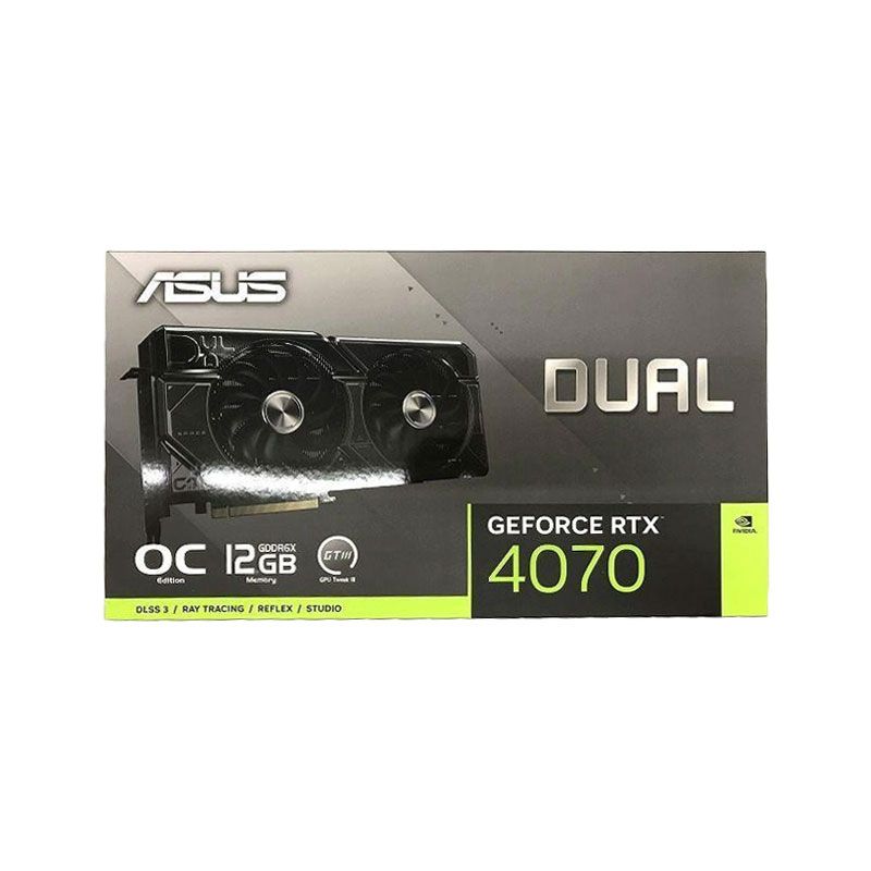 ASUS グラフィックボード DUAL-RTX4070-O12G