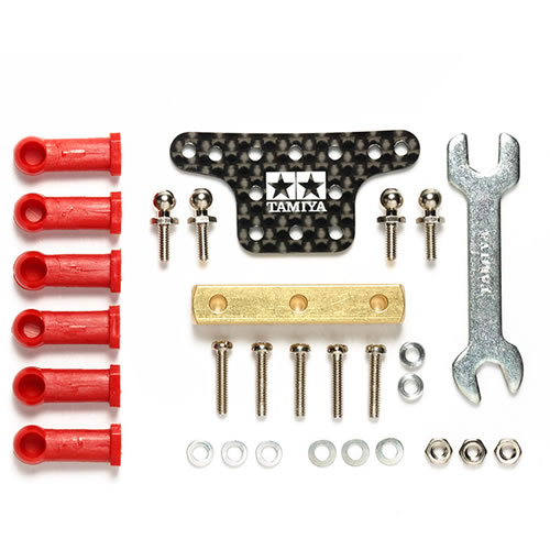 楽天市場】タミヤ ミニ四駆 HG カーボンリヤブレーキステー（1