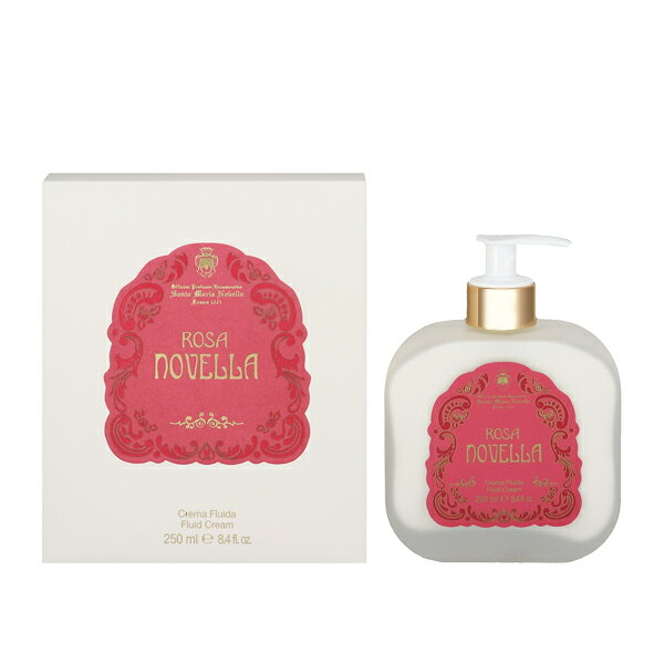 サンタ・マリア・ノヴェッラ ボディミルク ローザノヴェッラ ガラスボトル ro a novella fluid body cream - gla format