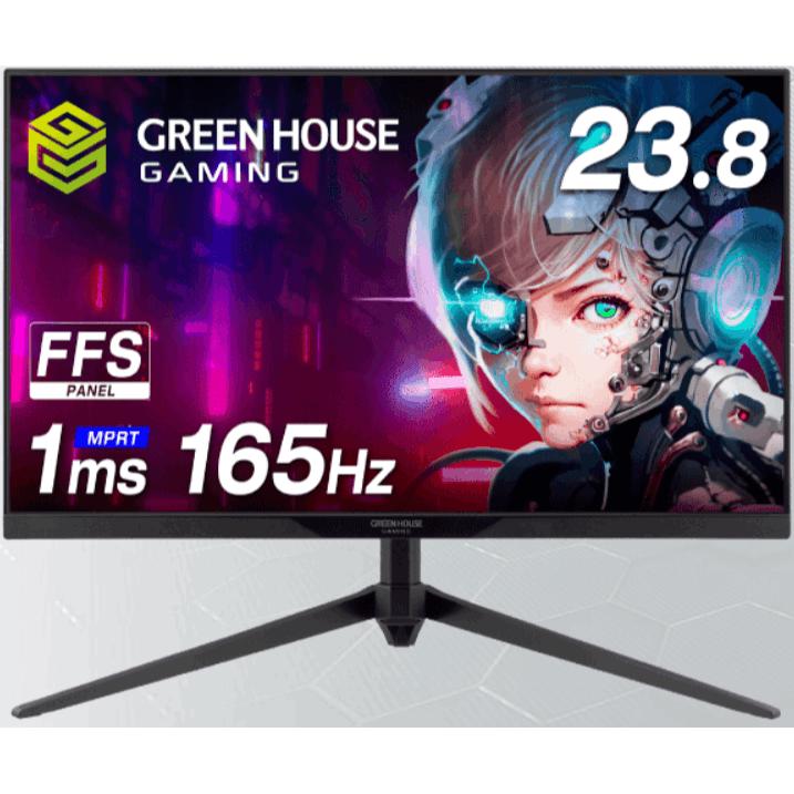 GREEN HOUSE ゲーミング液晶ディスプレイ GH-GLCC238B-BK