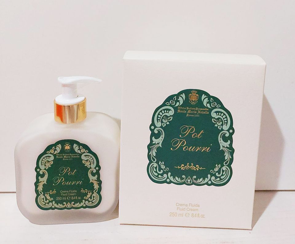 サンタ・マリア・ノヴェッラ ボディミルク ポプリ ガラスボトル pot pourri fluid body cream - gla format