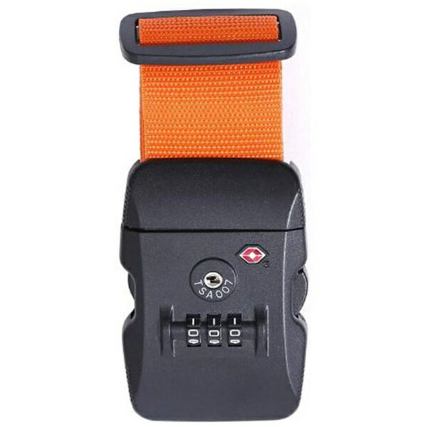 LG-STCS-TSABLT-OR TSAスーツケースベルト 3ダイヤル オレンジ