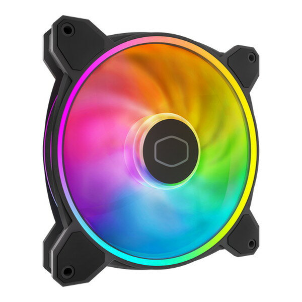 COOLER MASTER｜クーラーマスター ケースファン 140mm /1600RPM MasterFan MF140 Halo2 ブラック MFL-B4DN-16NP2-R2