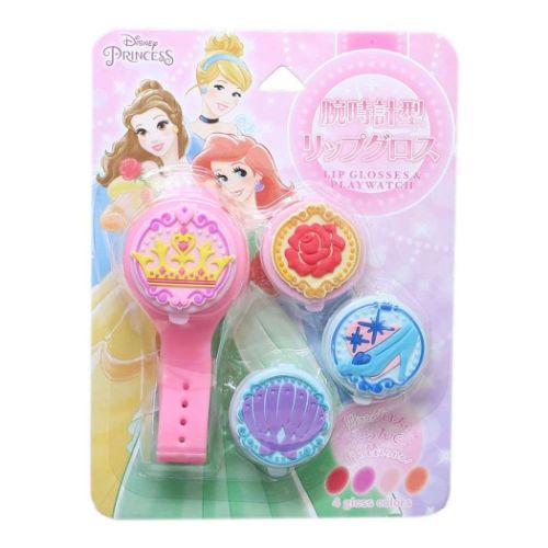 腕時計型リップグロス　ディズニープリンセス