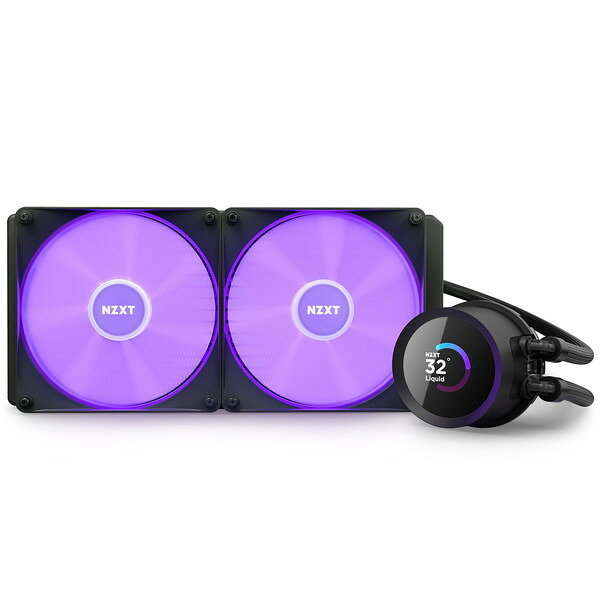 NZXT RL-KR280-B1 CPUクーラー KRAKEN RGB 280 Black