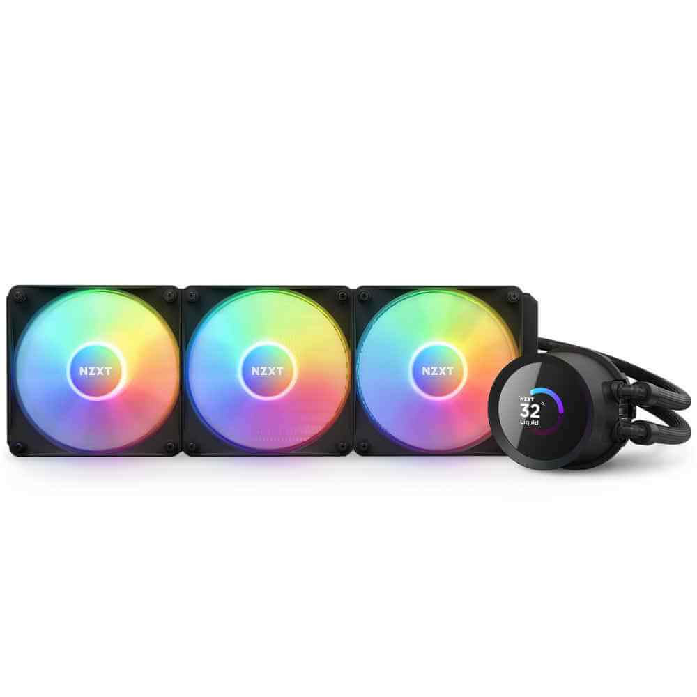 NZXT RL-KR360-B1 CPUクーラー KRAKEN RGB 360 Black