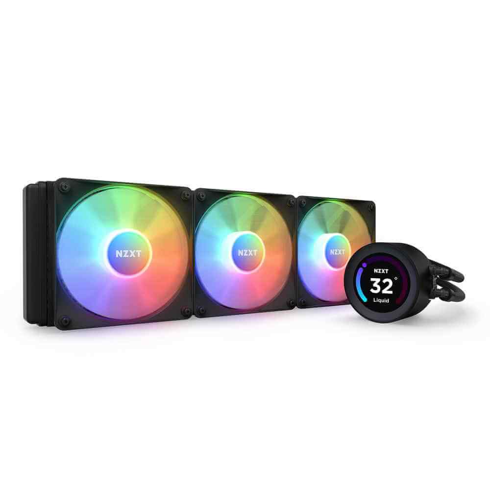 NZXT RL-KR36E-B1 CPUクーラー KRAKEN Elite RGB 360 Black