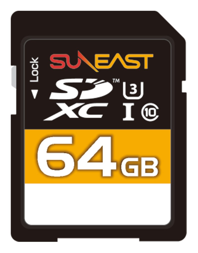 SUNEAST SDカード 64GB SDXC UHS-I カード TLC SDメモリーカード Vlog撮影 4K動画撮影 Vlogミラーレス Vlogコンパクトカメラ 家庭用4Kビデオカメラ 5年保証