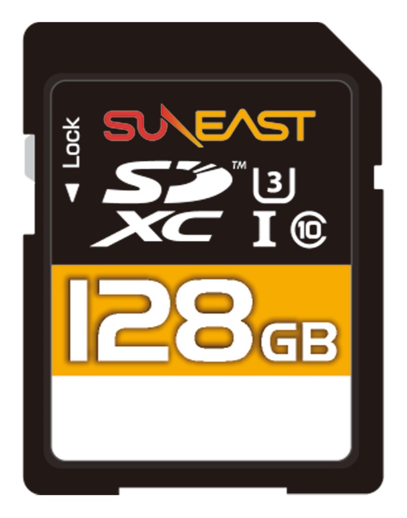 SUNEAST SDカード 128GB SDXC UHS-I カード TLC SDメモリーカード 4K動画撮影 写真 Vlogミラーレス Vlogコンパクトカメラ 家庭用4KビデオカメラSDカード 5年保証