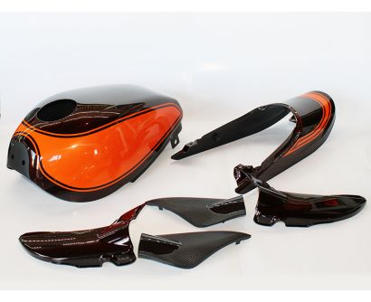 Doremi Collection製 Z1000MK2 Z750FX-1 タンク Z1000MK2/Z750FX-1 スチールタンクセット(ブルー) | 車種から